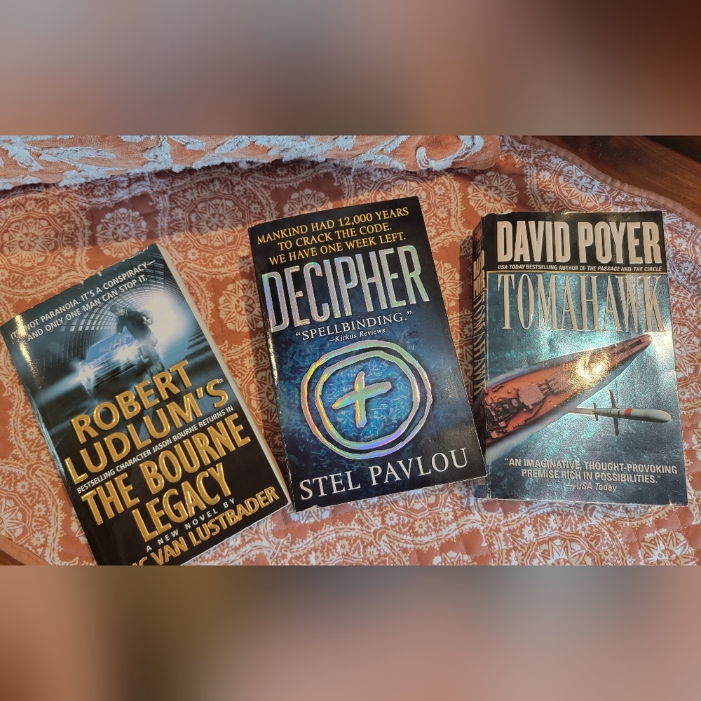 Set of Three Thriller Novels